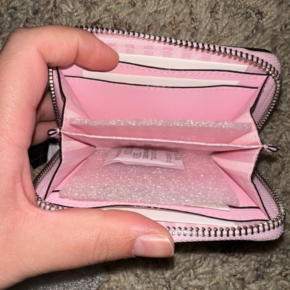 Victoria's Secret Pink Striped Wallet 🤍🩷 - Picture 4 of 4